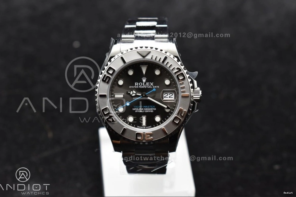 A2824 Bracelet Gray CVSF Dial SS 1:1 37mm Yacht-Master 316L and Best Case Edition 268622 1206